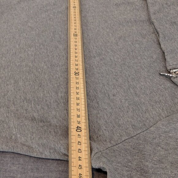 Vans of the Wall Women's High Cowl Neck Grey Sweater - 1/4 zip - Size XS - Picture 6 of 12